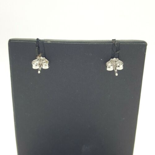 Ladies Earrings 14ct (585,14K) White Gold Movable Diamond Cut Dangle Earrings