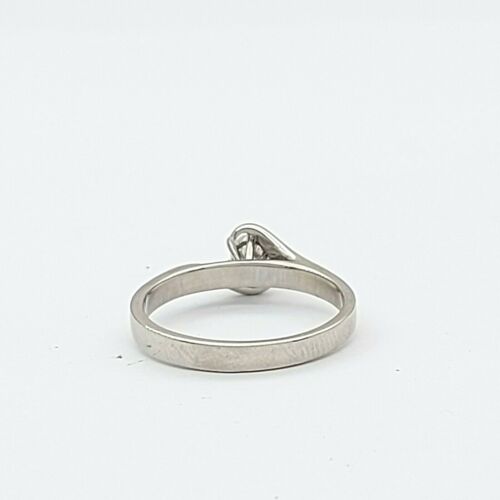 Ladies Ring 18ct (750, 18K) White Gold (0.25ct) Natural Diamond Solitaire Ring