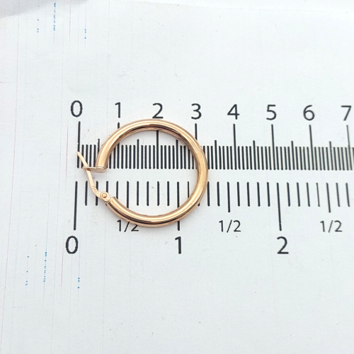 Ladies Earrings 9ct (375, 9K) Rose Gold (Pink) Hoop Earrings High Quality