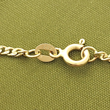 Load image into Gallery viewer, Ladies 14ct (585, 14K) Real Yellow Gold Curb Link Chain Bracelet
