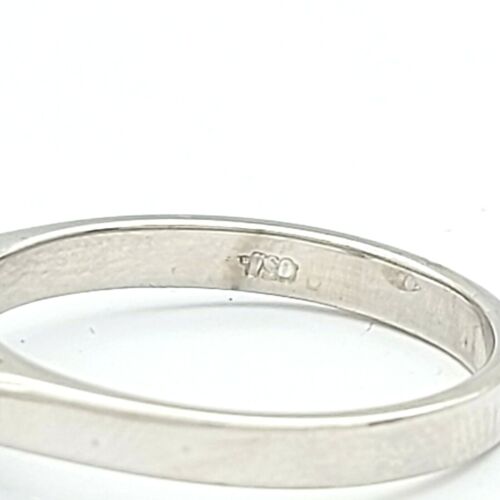 Ladies Ring 18ct (750, 18K) White Gold (0.25ct) Natural Diamond Solitaire Ring