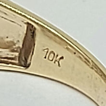 Load image into Gallery viewer, Ladies Yellow Gold 10ct (417,10K) MHJ Infinity Heart ring with Diamonds (15pts)
