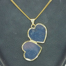 Load image into Gallery viewer, Ladies MHJ Necklace 10ct (417,10K) Yellow Gold Diamante Heart Pendant Necklace
