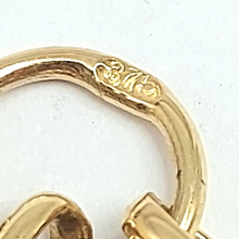 Load image into Gallery viewer, Ladies Yellow Gold 9ct (375, 9K) Rare Heart Padlock Natural Garnet Gate Bracelet
