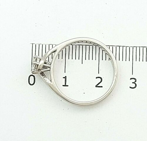 Ladies Ring 18ct (750, 18K) White Gold (0.25ct) Natural Diamond Solitaire Ring