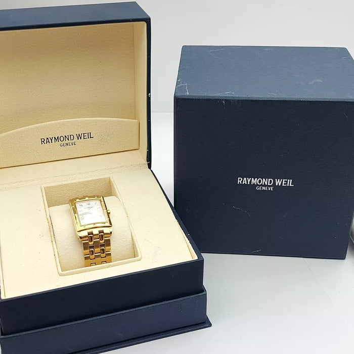 Ladies Raymond Weil Tango 5981 Gold Plated Stainless Steel Watch
