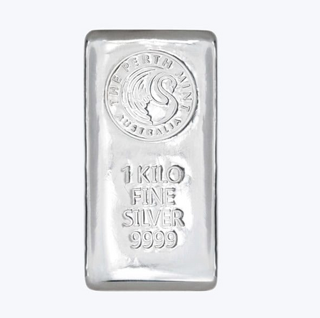 1kg Fine Silver cast bar